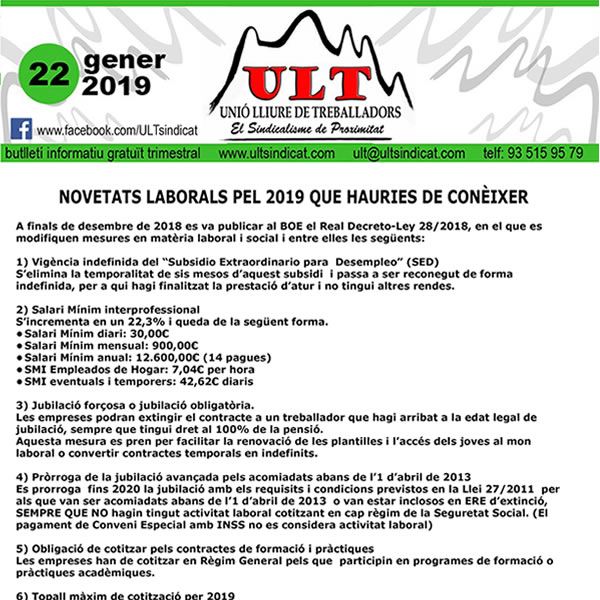 Revista 22 - Gener 2019